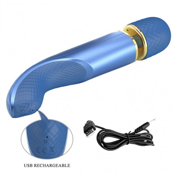 PRETTY LOVE - Colorful Powerful AV Wand (Chargeable - Blue)
